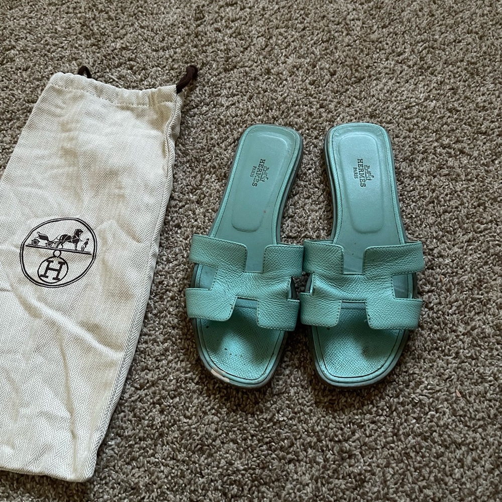 Hermès classic slippers size：37